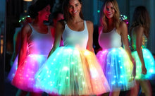 Lade das Bild in den Galerie-Viewer, Women Tutu Skirt LED Light Up Ballet Dance Running Skirt SHINYOU