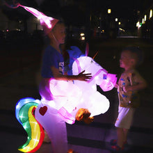 Load image into Gallery viewer, Kids Inflatable Costume, Unicorn Costumes with LED Light SHINYOU