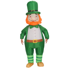 Charger l'image dans la galerie, ST Patrick's Day Adult luminous Inflatable Leprechaun Costume With LED Light for Man And Women SHINYOU