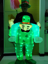 Load image into Gallery viewer, ST Patrick's Day Adult luminous Inflatable Leprechaun Costume With LED Light for Man And Women SHINYOU