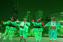 Load image into Gallery viewer, Adult luminous Green Inflatable  Costume With LED Light For ST Patrick&#39;s Day（Women） SHINYOU
