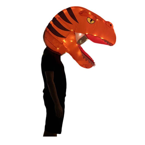 Adult inflatable Costumes with Led Light Up（T-rex Head） SHINYOU