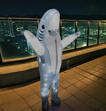 Load image into Gallery viewer, Light Up Shark Inflatable Costumes For Adult and Kid SHINYOU