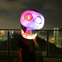 Load image into Gallery viewer, Adult inflatable Costumes Skull Costumes Scary Skeleton Outfit Luminous Ghost Funny Party Cosplay Playwear SHINYOU
