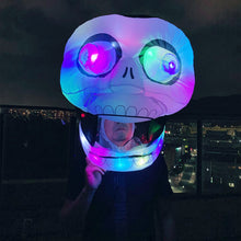 Load image into Gallery viewer, Adult inflatable Costumes Skull Costumes Scary Skeleton Outfit Luminous Ghost Funny Party Cosplay Playwear SHINYOU