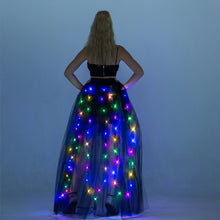 Load image into Gallery viewer, Women Tulle Tutu Skirts Adult A Line Rave Outfit Skirt Smart LED Light Up Costumes Halloween SHINYOU
