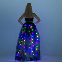 Load image into Gallery viewer, Women Tulle Tutu Skirts Adult A Line Rave Outfit Skirt Smart LED Light Up Costumes Halloween SHINYOU