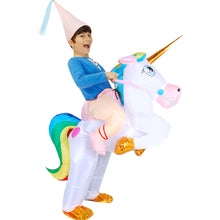 Load image into Gallery viewer, Kids Inflatable Costume, Unicorn Costumes with LED Light SHINYOU
