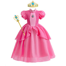 Load image into Gallery viewer, SHINYOU Girls Peach Princess Dress with LED Light SHINYOU