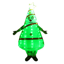 Load image into Gallery viewer, Adult Inflatable Christmas Tree Costume, Blow Up Costume with LED Light for Christmas Party SHINYOU