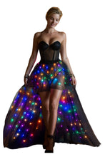 Load image into Gallery viewer, Women Tulle Tutu Skirts Adult A Line Rave Outfit Skirt LED Light Up Costumes Halloween SHINYOU