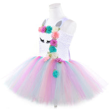 Load image into Gallery viewer, Little Girls Unicorn Costume | Flower dress light color SHINYOU