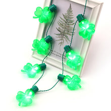 Load image into Gallery viewer, Fashion Lucky Clovers LED Lights Drop Dangle Earrings for Women Girls St Patrick's Day SHINYOU