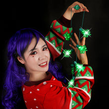 Load image into Gallery viewer, Fashion Lucky Clovers LED Lights Drop Dangle Earrings for Women Girls St Patrick's Day SHINYOU