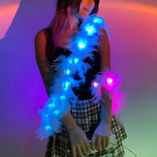 Load image into Gallery viewer, Led Feather Boa 100 Color Smart LED Lights Boas for Party, Wedding, Halloween Costume, Christmas Tree and Home Decoration SHINYOU
