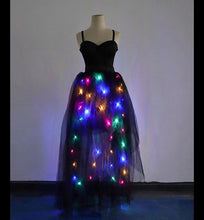 Load image into Gallery viewer, Women Tulle Tutu Skirts Adult A Line Rave Outfit Skirt LED Light Up Costumes Halloween SHINYOU
