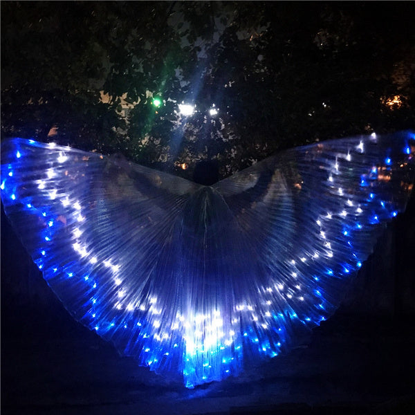 LED isis wings glow light up belly dance costumes（2 color) SHINYOU