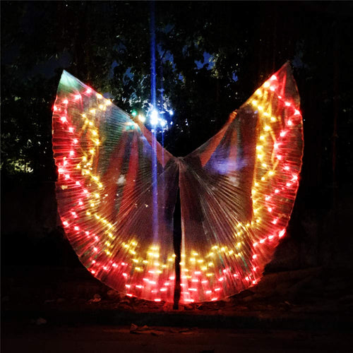 LED isis wings glow light up belly dance costumes（2 color) SHINYOU