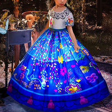 Load image into Gallery viewer, Girls Encanto Mirabel Dress Princess Costume | Light Up Dress Halloween Carnival Cosplay Birthday Party Dress SHINYOU
