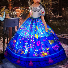 Load image into Gallery viewer, Girls Encanto Mirabel Dress Princess Costume | Light Up Dress Halloween Carnival Cosplay Birthday Party Dress SHINYOU