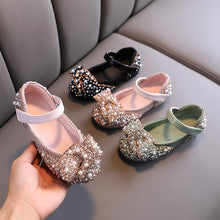 Load image into Gallery viewer, 2023 New Childrens Shoes Pearl Rhinestones Shining Kids Princess Shoes Baby Girls Shoes Party And Wedding SHINYOU