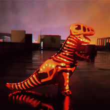 Load image into Gallery viewer, Adult Dinosaur Costumes, Inflatable T-Rex Dinosaur Halloween Blow Up With Voice Control LED Lights,Cosplay SHINYOU