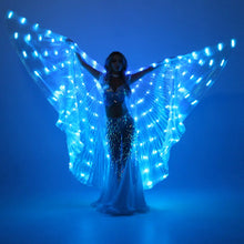 Load image into Gallery viewer, LED isis wings glow light up belly dance costumes(3 colors ) SHINYOU