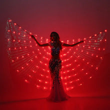 Load image into Gallery viewer, LED isis wings glow light up belly dance costumes(3 colors ) SHINYOU