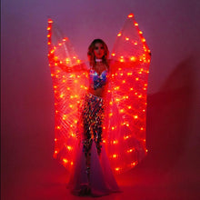 Load image into Gallery viewer, LED isis wings glow light up belly dance costumes（3 colors ） SHINYOU
