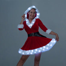 Load image into Gallery viewer, Women Santa Costume LED Christmas Dress  | Cosplay  Costume SHINYOU
