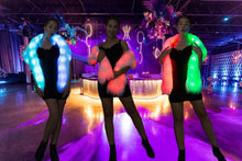 Load image into Gallery viewer, Long Women Faux Fur Collar, Winter Warm Wrap Stole wool Scarf led light up Shawl Shrug SHINYOU