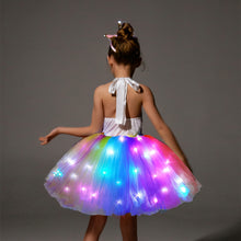 Load image into Gallery viewer, Rainbow Unicorn Costume Dress for Little Girls SHINYOU