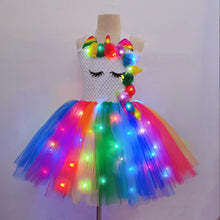 Load image into Gallery viewer, Little Girls Unicorn Costume  |  Flower dress Dark color SHINYOU
