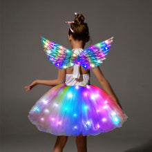 Load image into Gallery viewer, Rainbow Unicorn Costume Dress for Little Girls SHINYOU
