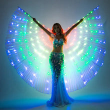 Load image into Gallery viewer, SMART LED Isis Wings Glow Light Up Belly Dance Costumes SHINYOU