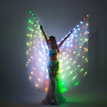 Load image into Gallery viewer, SMART LED Isis Wings Glow Light Up Belly Dance Costumes SHINYOU
