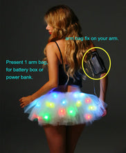 Lade das Bild in den Galerie-Viewer, Women Tutu Skirt LED Light Up Ballet Dance Running Skirt SHINYOU