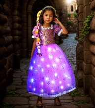 Lade das Bild in den Galerie-Viewer, Light Up Girl Princess Costume Dress for Birthday Cosplay Halloween Party Outfit Princess Dress Up SHINYOU
