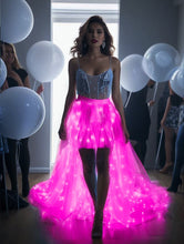Load image into Gallery viewer, Women Tulle Tutu Skirts Adult A Line Rave Outfit Skirt LED Light Up Costumes Halloween SHINYOU
