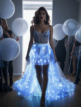 Load image into Gallery viewer, Women Tulle Tutu Skirts Adult A Line Rave Outfit Skirt LED Light Up Costumes Halloween SHINYOU
