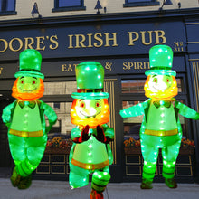 Load image into Gallery viewer, ST Patrick&#39;s Day Adult luminous  Inflatable Leprechaun Costume With LED Light for Man And Women SHINYOU
