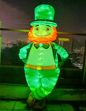 Load image into Gallery viewer, ST Patrick&#39;s Day Adult luminous  Inflatable Leprechaun Costume With LED Light for Man And Women SHINYOU
