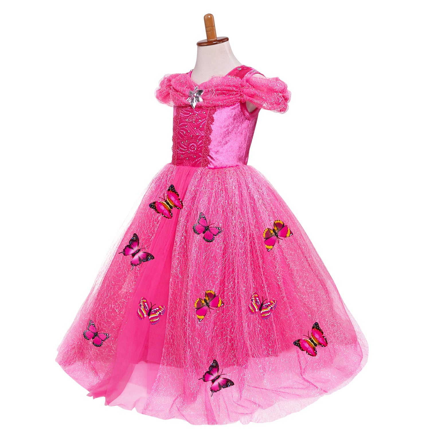 open lace back dress Light up Princess Costume Dress