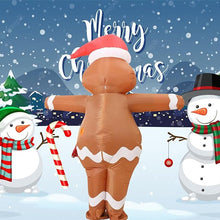 Lade das Bild in den Galerie-Viewer, Adult inflatable Costumes Gingerbread Man Halloween Christmas SHINYOU
