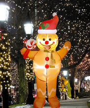 Lade das Bild in den Galerie-Viewer, Adult inflatable Costumes Gingerbread Man Halloween Christmas SHINYOU
