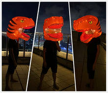 Lade das Bild in den Galerie-Viewer, Adult inflatable Costumes with Led Light Up（T-rex Head） SHINYOU
