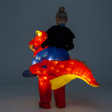 Load image into Gallery viewer, Kids Inflatable Costume, Dinosaur T-REX Costumes with LED Light（Red） SHINYOU
