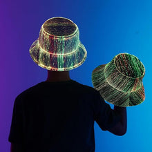 Load image into Gallery viewer, LED Rave Bucket Hat Light up Fisherman Cap, 7 Colors Glow in the Dark Party Hats SHINYOU
