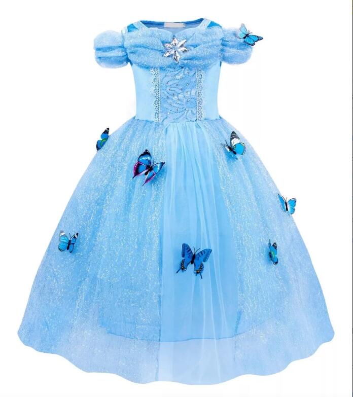 Girls Princess Dress Light UP Cinderella Dresses（2 color） – SHINYOU
