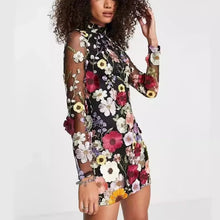 Lade das Bild in den Galerie-Viewer, Three-dimensional Flower Dress for Women Sexy Dress with Hip Wrap Spring Summer Party Dress Holiday Women&#39;s Clothing Vestidos SHINYOU
